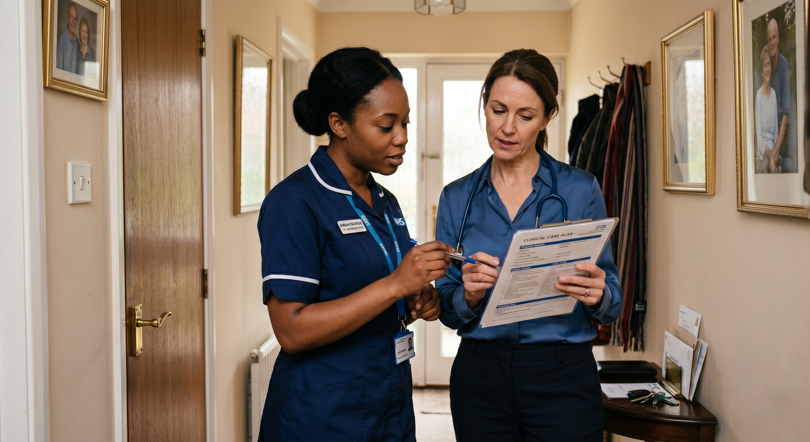 Wound care and clinical support at home